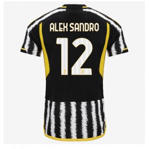 Juventus Alex Sandro #12 Replika Hjemmebanetrøje 2023-24 Kortærmet